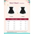 thumbnail image 2 of SILVERCELL Girls Ruffle Sleeve Swiss Dot Dress Stretchy A-Line Flutter Sleeve Casual Dress for 18M-6T, 2 of 8