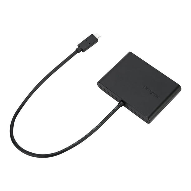 Targus USB-C Vidéo Video Multiport Adapter - Adaptateur Externe - USB-C - HDMI - Noir