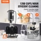 thumbnail image 2 of Lavadora de vidrio comercial eléctrica VEVOR con 5 cepillos, 1200 tazas/h, 2 of 9