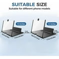 thumbnail image 3 of 2025 New Upgrade Screen Magnifier, Mobile Phone Magnifier Screen, Mobile Phone Magnifier Projector Screen, Foldable Design for Bedside & Travel (Black, 12 in), 3 of 7