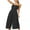 Black, variant on Inevnen Womens Crossed V Neck Jumpsuits Summer Casual Polka Dot Romper Long Pants