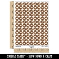 thumbnail image 2 of Australian Cattle Dog Solid 200+ Round Stickers - Brown - Gloss Finish - 0.50" Size, 2 of 3