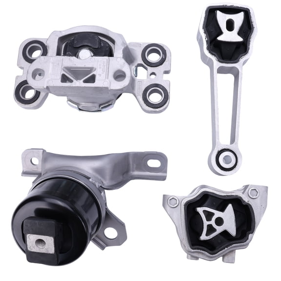 Zcargel 4PCS Engine & Trans Mount Set Rubber Metal Reduces Vibration for Volvo S60 S80 2007-2016 Replace A4070