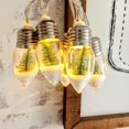 thumbnail image 3 of Christmas snowflake String Lights Small  Tree Lights for Bedroom  decoration String Lights with 10 LED Clear Bulbs, 3 of 6