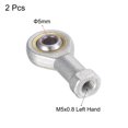 thumbnail image 3 of Uxcell Roulements d'Extrémité de Tige Auto-Lubrifiés Filetage Femelle Main Gauche 5mm, 3 of 6