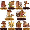 thumbnail image 1 of Decoración de mesa Tarklanda Western Cowboy Honeycomb x12, 1 of 6