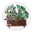 thumbnail image 1 of Embroidery Kit DIY Plant Creative Cross Stitch Kit with Cloth and Needle, 1 of 9