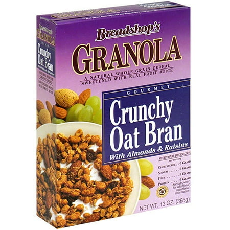 Arrowhead Mills Breadshop Crunchy Oat Bran Granola, 13 oz (Pack of 6)