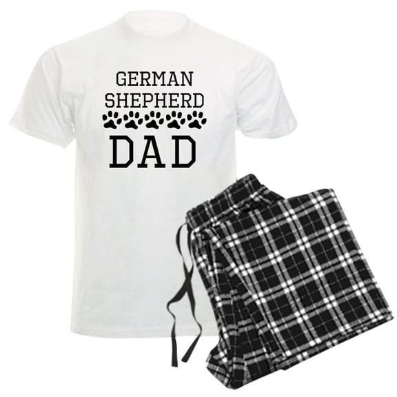 CafePress - German Shepherd Dad Pajamas - Men's Light Loose Fit Cotton Pajama Set