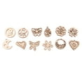 thumbnail image 4 of Adornos de madera Sunnimix 50 Piezas, 4 of 8