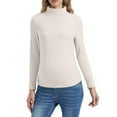 thumbnail image 4 of KIHOUT Women's Warm Maternity Velvet Fleece Top Ladies Fashion Solid Color Long Sleeve Pregnant Casual Tops, 4 of 9