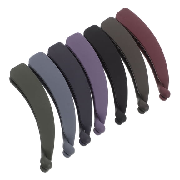 Beaupretty Banana Clips Assorted Color for Women Special Occasions 7Pcs