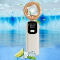 thumbnail image 3 of Stepless Speed Ice Crusher Fan, 100-Gear Adjustable Turbine Cooler, Portable Neck-Worn Ice Maker, High-Power Outdoor Cooling Device, USB Rechargeable Design, 3 of 6