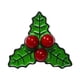 thumbnail image 1 of Broche navideño, joyería navideña, accesorio de moda para ropa, prendedor de cuello, prendedor de solapa para bufandas, suéteres, mochilas, vestidos Fruto rojo, 1 of 8