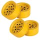 thumbnail image 1 of de rueda de 1,9 pulgadas, de 4 piezas de aluminio CNC resistente para 1:10 RC Crawler -4 Axial SCX10 D90 D110 Amarillo CUTICAT Llantas de rueda de coche RC, 1 of 8