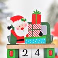 thumbnail image 4 of Advancent DIY Navidad Calendario de Adviento Festival Año Nuevo escritorio cuenta regresiva ornamento Bar Café dormitorio decoración regalo Kits de decoración para fiestas Rojo, 4 of 6