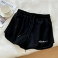 thumbnail image 2 of Sngxgn High Waist Yoga Shorts for Women's Tummy Control Fitness Workout Running Shorts with Deep Pockets(Black,M), 2 of 3