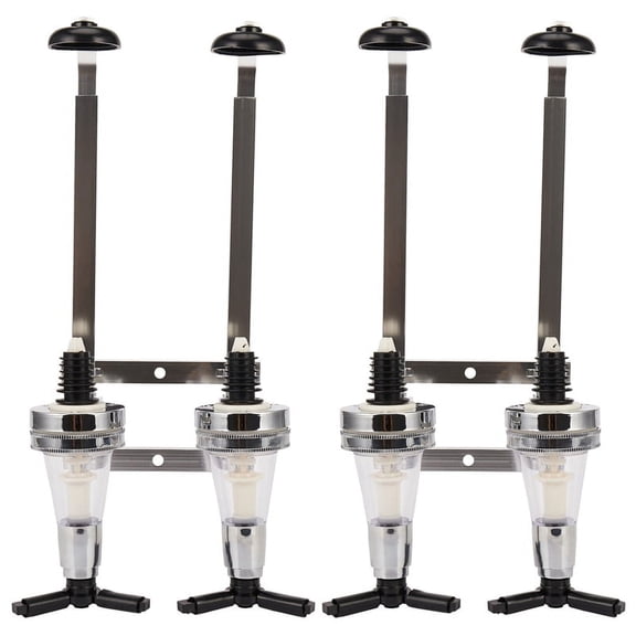 4 Bottles Wine Alcohol Shot Dispenser Pourer Rack Liquor Drinks Wall Bar Mounted