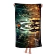 thumbnail image 3 of Pacific Rim Toalla de playa de secado rápido con diseño temático, regalo para mujeres y niñas, ideal para cumpleaños, fans, amantes de la música, uso en la playa o al aire libre,78*160cm, 3 of 6