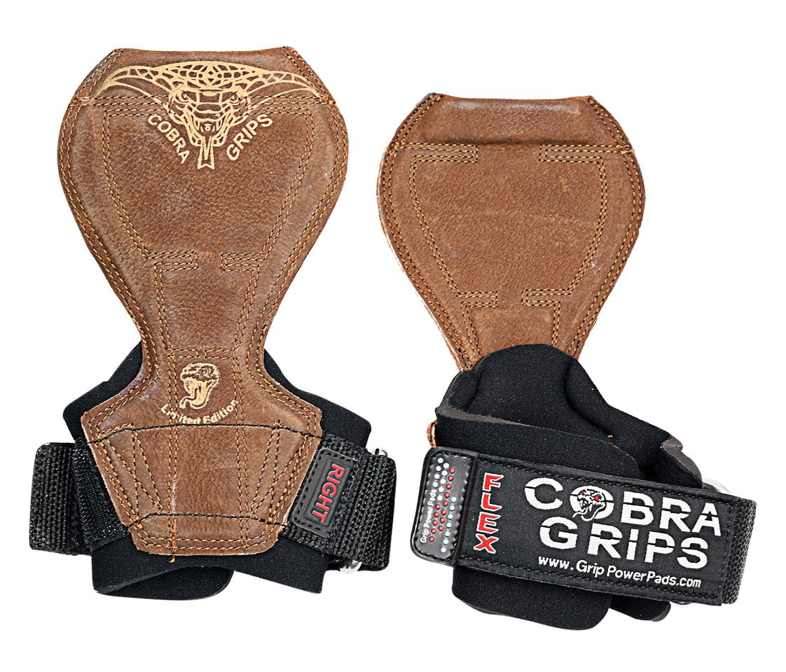 Cobra Grips™ V2 WeightLifting Straps Power Lifting Hooks Wraps Gym Gloves 