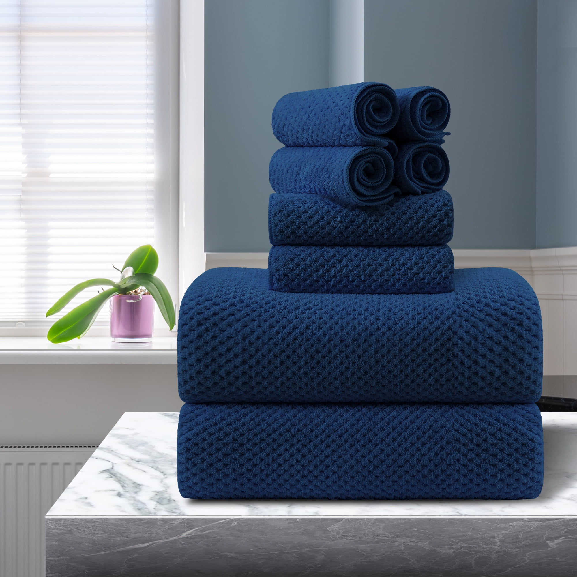 Smuge Extra Large Bath Towel Sets of 8, 2 Large Bath Towels Oversized