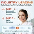 thumbnail image 5 of Delton 32Y Wired Computer Headset, MS Teams Compatible, Stereo Headphones with Dual Noise-Cancelling Microphones, In-Line Controls, On-Ear USB Headset for PC, Laptop - Black, 5 of 9