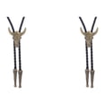 thumbnail image 1 of Corbatas doradas Sonducket para hombre ajustables de vaquero americano estilo occidental regalo de corbata, 1 of 6