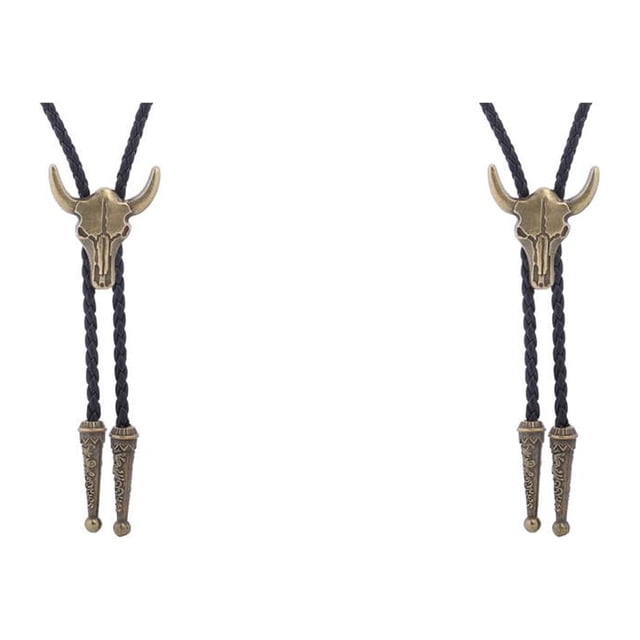 Corbatas doradas Sonducket para hombre ajustables de vaquero americano estilo occidental regalo de corbata