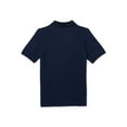 thumbnail image 2 of Wonder Nation Boys School Uniform Short Sleeve Pique Polo Shirts, 4-Pack Value Bundle, Sizes 4-18, 2 of 4