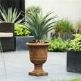 thumbnail image 1 of Luxen Home 21.1in. H Jardinière Rustique MgO Urne Brune, 1 of 1