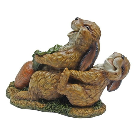 Design Toscano The Carrot Crew: Rabbit Statue