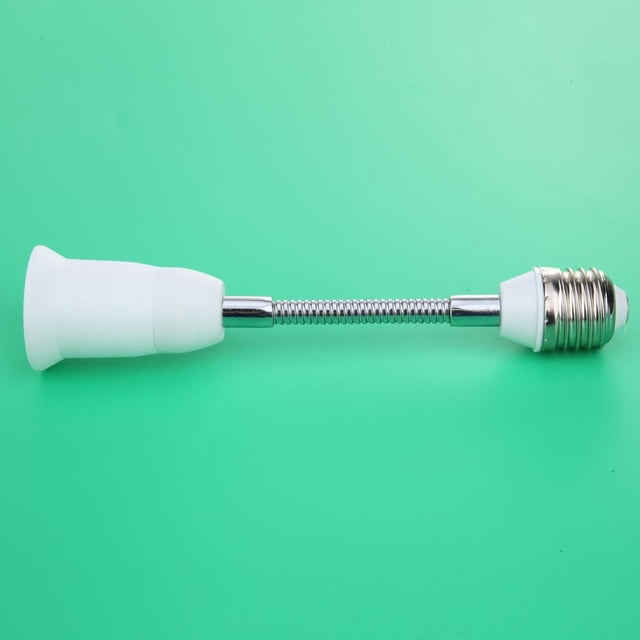 Lámpara 5 uds E27 bombilla LED portalámparas Adaptador de extensión Flexible 30cm Ehuebsd