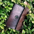 thumbnail image 3 of Doctor Strange Eye of Agamotto Embossed Handmade Stone Leather Journal Art Sketchbook Travel Diary with Vintage Lock Latch, 3 of 8
