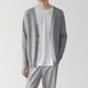 thumbnail image 5 of Suéter de hombre, cárdigan informal de negocios, cuello en V, suéter de color sólido, abrigo, suéter de primavera y otoño para hombre, entrega de una pieza para hombre, 5 of 5