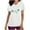 AE-White, variant on lcziwo Lucky Clover Rainbow Shirts for Women 2025 St Patrick's Day Short Sleeve Irish Shirts Loose Fit V-Neck Scrubs Tops with Pockets Black XL Clearance Sales Today Sales Prime