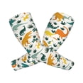 thumbnail image 3 of Rocae Dinosaurs and Tropical Leaves for Sports Cooling Arm Compression Sleeves for Men Women Teenager,Breathable,Outdoor Essentials Sun Protection Arm Sleeves, 3 of 8