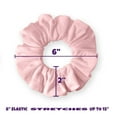 thumbnail image 4 of Scrunchies Cotton Knit Standard Size Ponytail Holder Made in USA Scrunchie King Blush, 4 of 5