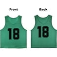 thumbnail image 2 of YOUI-GIFTS RE-HUO&nbsp;12 Pack&nbsp;Numbered（13-24） Scrimmage&nbsp;Vests/Sport Pinnies/Training&nbsp;Bibs&nbsp;for Basketball ,Soccer ,Volleyball and Baseball, 2 of 7