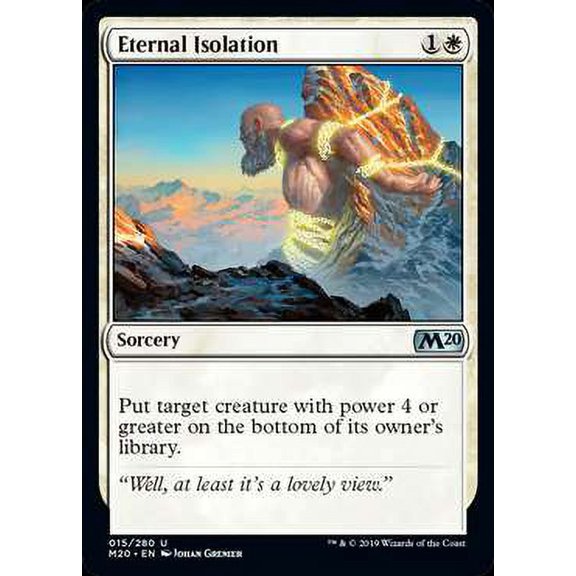 MtG Core Set 2020 Eternal Isolation #15