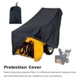 thumbnail image 4 of Graflsoa Housse de Souffleuse à Neige d'Hiver – Imperméable, Résistante aux UV, Anti-Poussière Protection Extérieure pour Machines à Neige, Fibre de Polyester Noir, Convient 1200x1020x810mm, 4 of 5