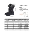 thumbnail image 6 of Women's Snow Boots, Mid Calf Waterproof Non-Slip Outdoor Warm Duck Boot, 6 of 7