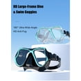 thumbnail image 3 of GKV Panoramic Dual Window Dive Mask – Low Volume Anti-Fog Leak-Proof Tempered Glass Scuba Mask for Freediving & Spearfishing, 3 of 5