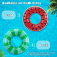 thumbnail image 4 of Inflatable Swim Rings, Funny Beach Floaties Swim Party Toys Summer Swimming Float Ring, Inflatable Cute Pattern Pool Tubes For Kids Adults Fun Water A, 4 of 5