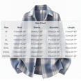 thumbnail image 3 of Kaemgyyd Men's Jackets Long Sleeve Casual Plaid Shacket Button down Collar Overshirt with Pockets（Light Blue,4X-Large）, 3 of 6