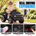 thumbnail image 5 of 12V Licensed Ford Bronco Raptor Powered Ride on Toy Cars, Kids Electric Car for Toddlers with Music, LED Lights, Horn, Ages 2+, Blue, 5 of 10