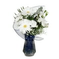 thumbnail image 5 of Fleurs Fraîches - Bouquet de Fleurs Mélangées Fait à la Main - Blanc, 5 of 5