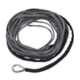 thumbnail image 1 of 15m 6mm 7700LBs Synthetic Winch Rope Line Cable With Sheath ATV UTV Capstan Gray Towing Rope Car Wash Maintenance Auto String ,Easy to Carry, 1 of 7