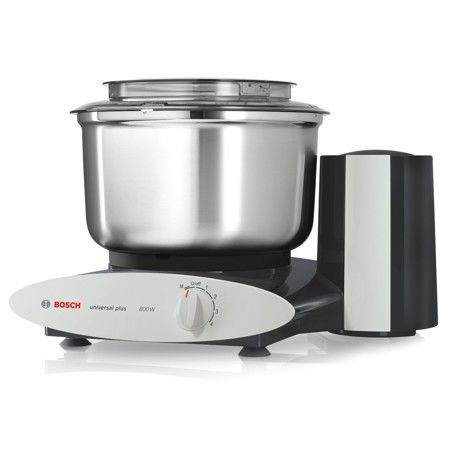 Bosch Universal Plus Mixer Black Regular Bundle with Stainless Steel Bowl
