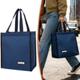 thumbnail image 2 of Insulated Lunch Bag for Adults Large Capacity Cooler Reusable Thermal Lunch Box for Work Travel Picnic, Leak Proof Soft Cooler Tote with Zipper for Men Women Office, 1 Lunchbox Bag, 2 of 9