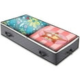 thumbnail image 1 of ZASCHMOY Under Bed Storage Containers, Foldable Underbed Storage Bags  with Transparent Window, for Blankets, Towels, Comforter, Sweaters, Pillows, 40 X 20 X 6 Inches,, 1 of 6